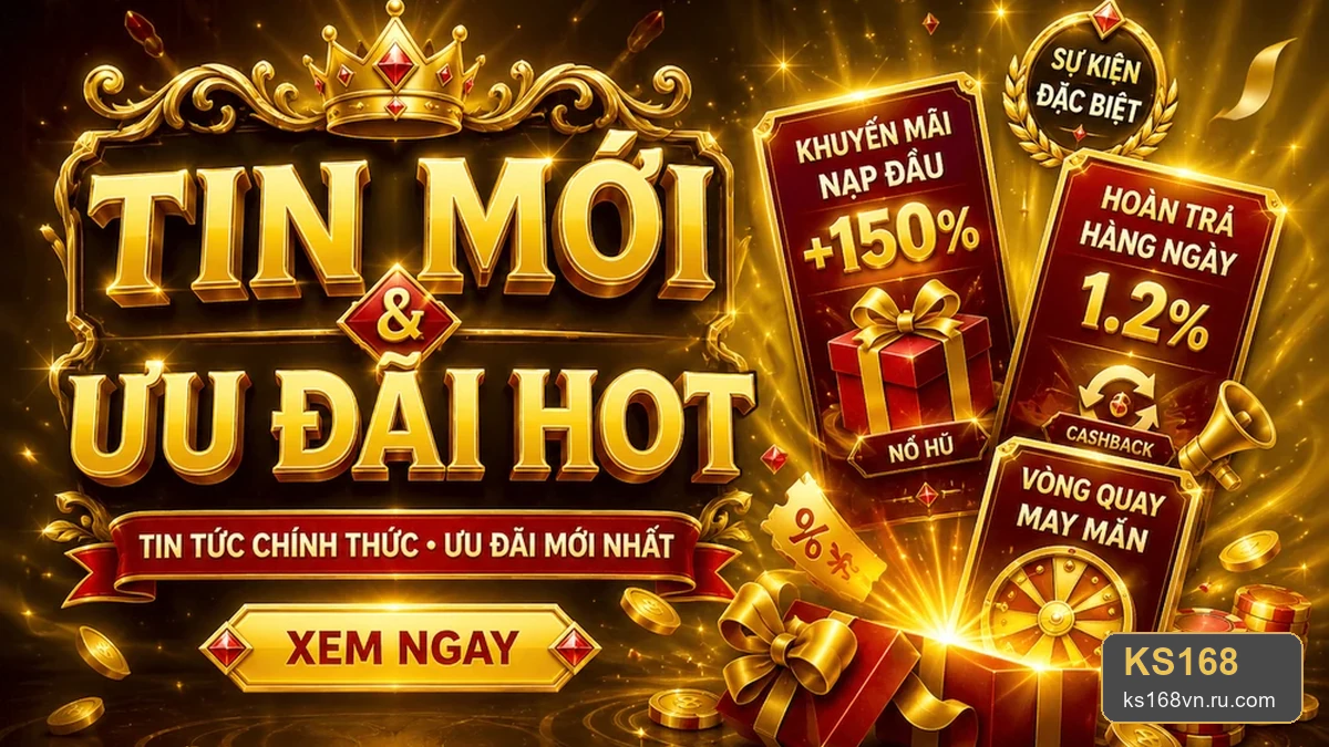 Khuyến Mãi KS168: Tin Mới, Ưu Đãi Và Điều Kiện Doanh Thu Cần Đọc Kỹ Trước Khi Nhận – ks168vn.ru.com