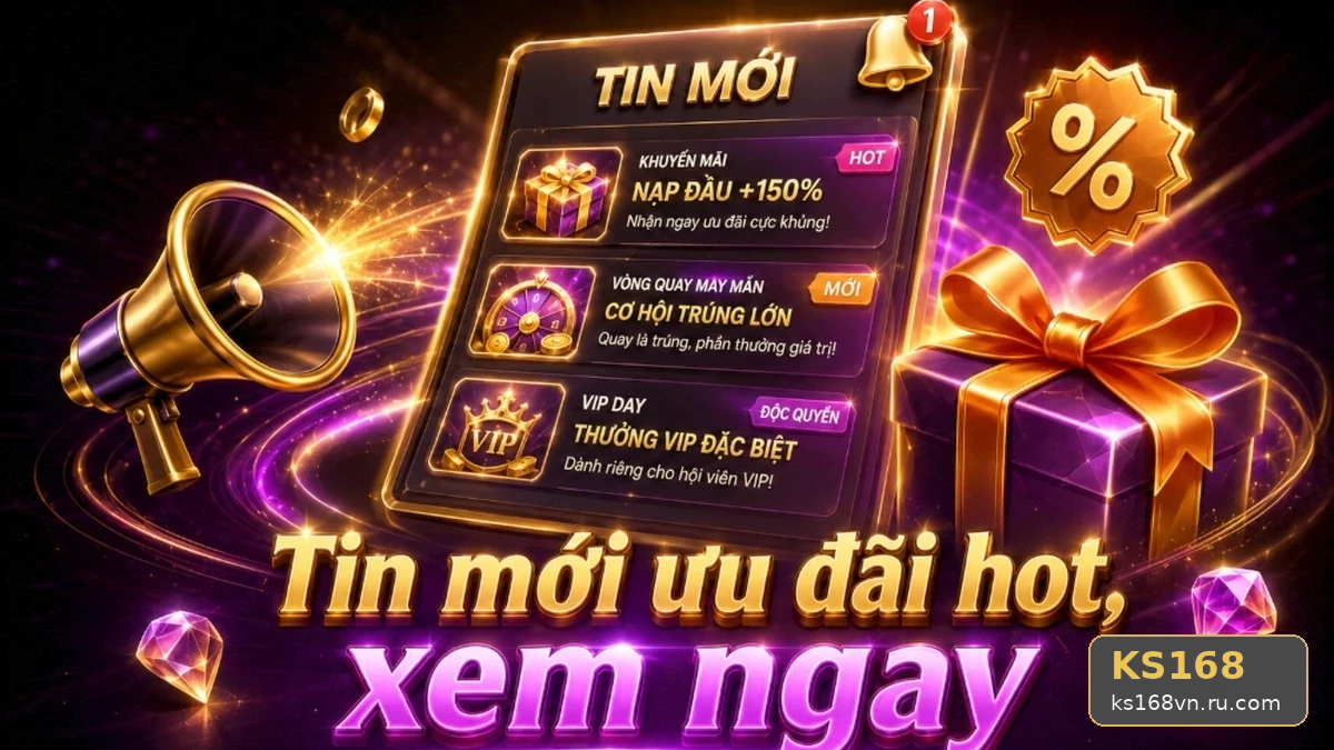 Khuyến Mãi KS168 Tại ks168vn.ru.com: Đọc Chi Tiết Giao Diện Tin Mới, Ưu Đãi Và Điều Kiện Nhận Thưởng – Hướng Dẫn Xác Minh Tài Khoản, Bảo Vệ Thông Tin Cá Nhân Qua Góc Kiểm Chứng Theo Tên Miền
