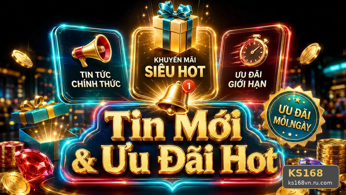 Đọc Chi Tiết Giao Diện Tin Mới Và Ưu Đãi KS168: Áp Dụng Cấu Trúc Mục Tiêu-Chỉ Số-Giới Hạn-Rà Soát Qua Góc Kiểm Chứng Theo Tên Miền ks168vn.ru.com